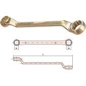 Wrench, Double Box Offset (DIN838) (metric)