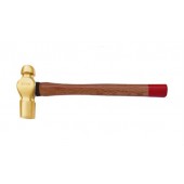 Brass Hammer, Ball Pein with Wooden Handle