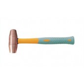 Copper Hammer, Drum Type with Heavy Duty Fibreglass Handle Integrated with Rubber Grip