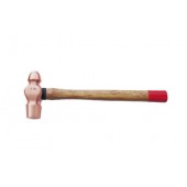 Copper Hammer, Ball Pein with Wooden Handle
