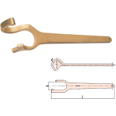 Non Sparking Valve Spanner (metric)