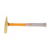 Brass Hammer, Scaling with Fibreglass Heavy Duty Handle Integrated with Rubber Grip 