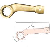 Wrench, Striking Box Bent (metric)