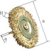 Brass Wire Wheel Brush