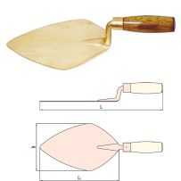 Trowel Bricklayer's with Wooden Handle