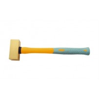 Brass Hammer, Double Face with Fibreglass Handle