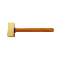 Brass Hammer, Double Face with Wooden Handle