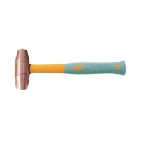 Copper Hammer, Drum Type with Heavy Duty Fibreglass Handle Integrated with Rubber Grip