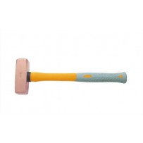 Copper Sledge Hammer (German Type) with Heavy Duty Fibreglass Handle Integrated with Rubber Grip