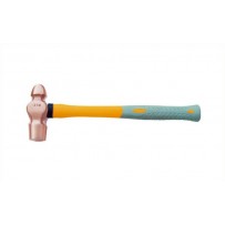 Copper Hammer, Ball Pein with Heavy Duty Fibreglass Handle Integrated with Rubber Grip