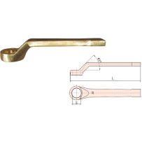 Wrench, Offset Striking Box (metric)