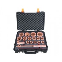 Non Sparking Socket Set - 1" Sq Drive - 18 piece