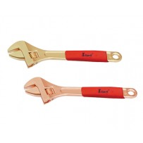 Non Sparking Adjustable Wrench (metric) with Plastic Handle