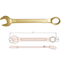 Non Sparking Combination Wrench, Inch Sizes