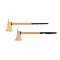 Axe, with Pick Head and Heavy Duty Handle Integrated with Rubber Grip 