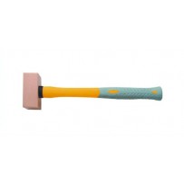 Copper Hammer, Double Face with Heavy Duty Fibreglass Handle Integrated with Rubber Grip.
