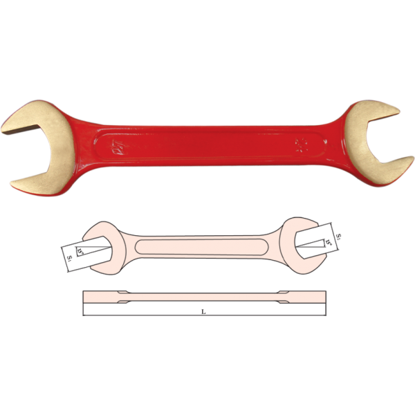 Wrench, Double Open End (DIN895) (metric) Wrenches & Spanners Denny