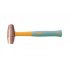 Copper Hammer, Drum Type with Heavy Duty Fibreglass Handle Integrated with Rubber Grip