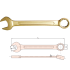 Non Sparking Combination Wrench (DIN3113) (metric)