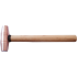 Copper Hammer, Drum Type with Wooden Handle